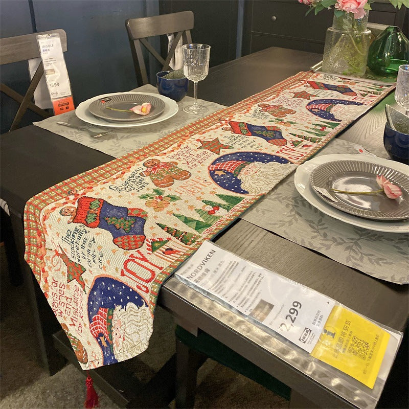 Christmas Table Flag