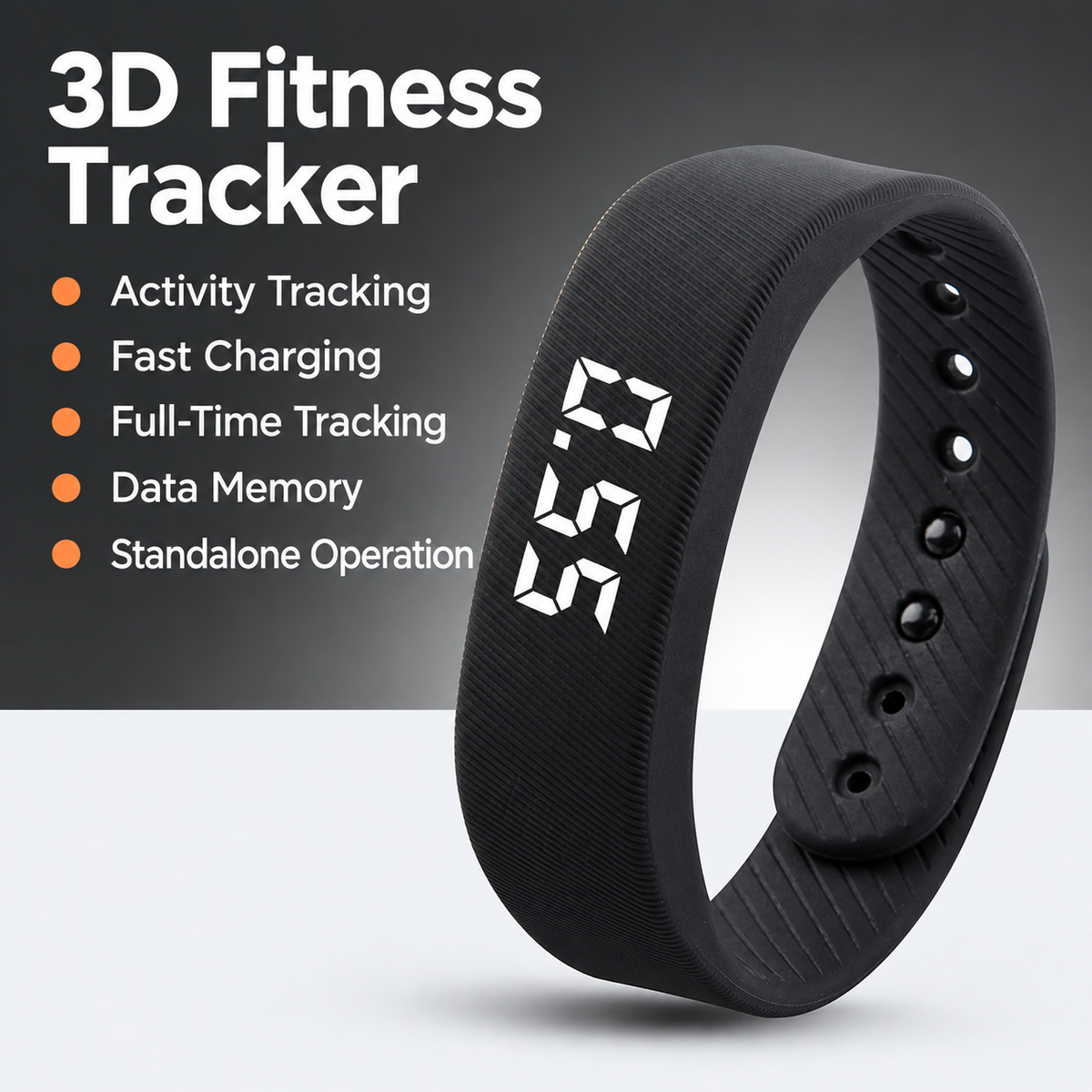T5C Round Screen Sports Smart Bracelet