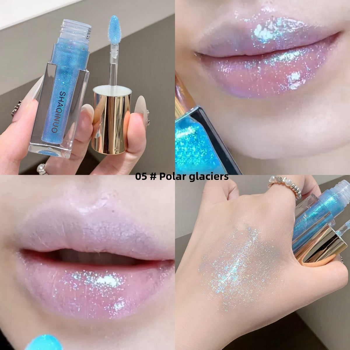 Waterlight Doodle Glass Lip Clear Shiny Live Lip Glaze