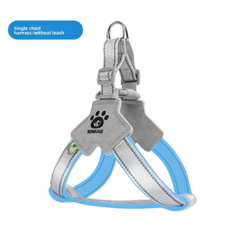Adjustable Reflective Dog Harness with Anti-Escape Design