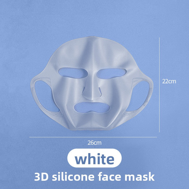 3D Silicone Mask Cover Anti-Slip Reusable Facial Sheet Mask Fixation Tool