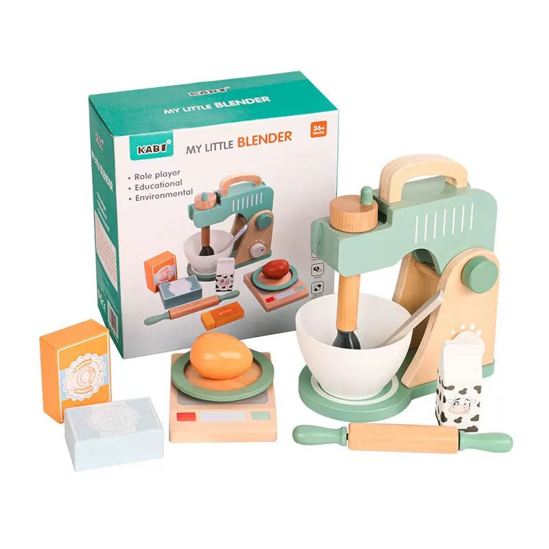 Wooden Kids Pretend Play Kitchen Set