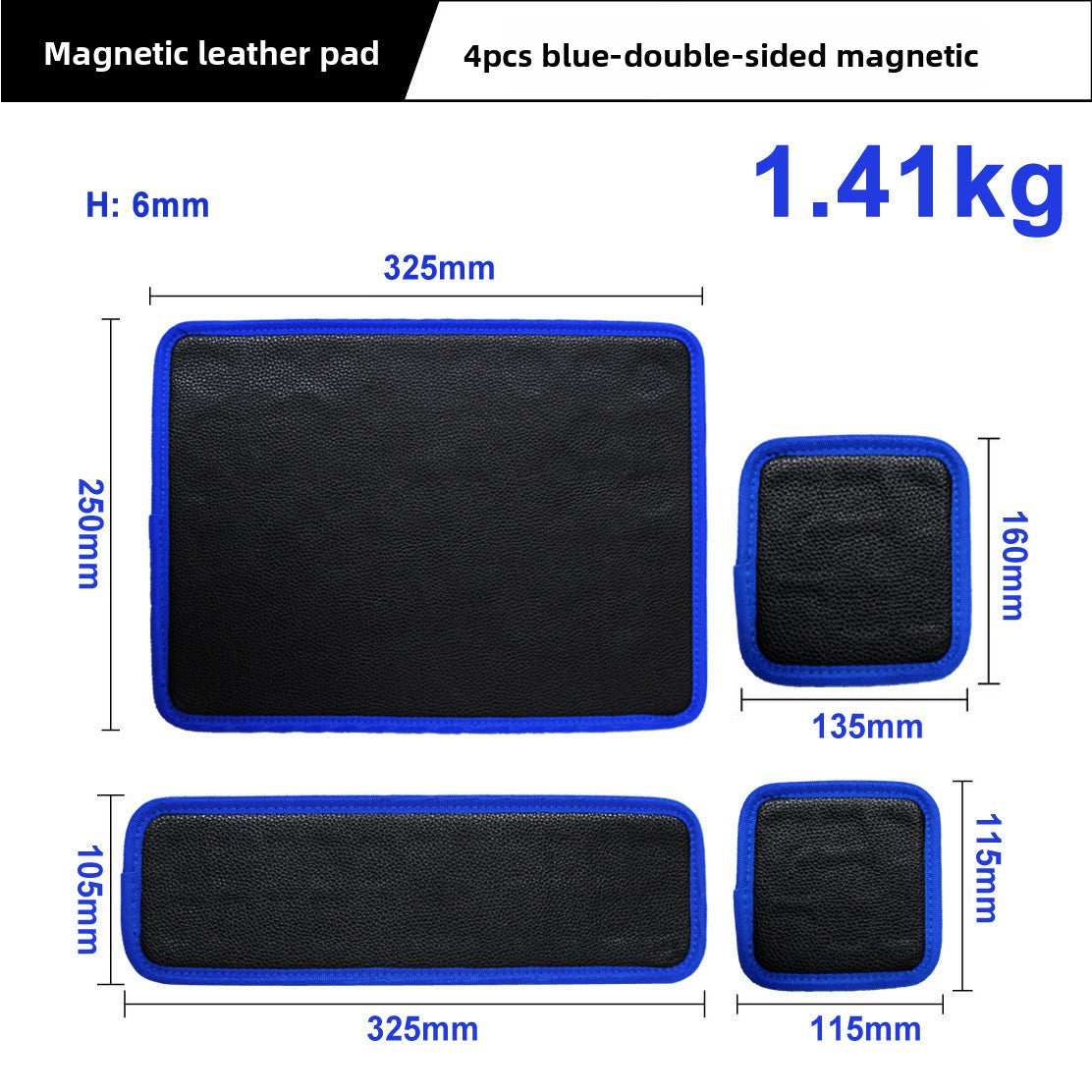 High-performance magnetic tool storage pad