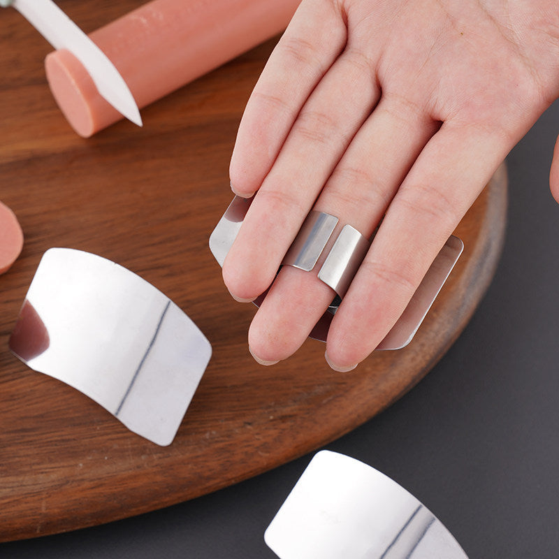 Stainless Steel Finger Protector Anti Cut Kitchen Safety Tool