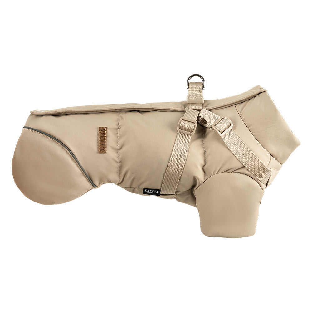 Waterproof Polyester Cotton-Padded Dog Coat