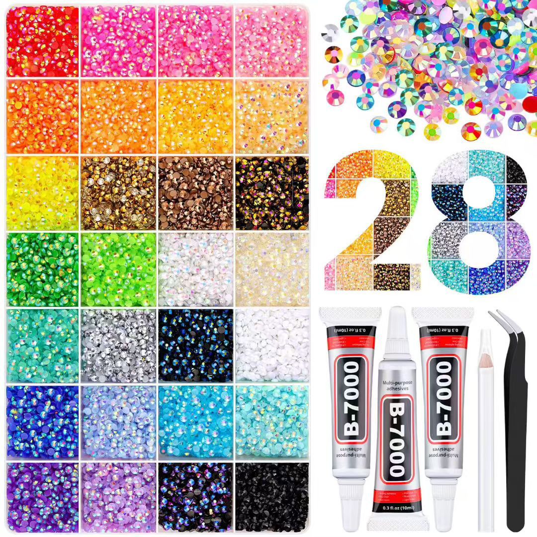 Resin Rhinestone Set