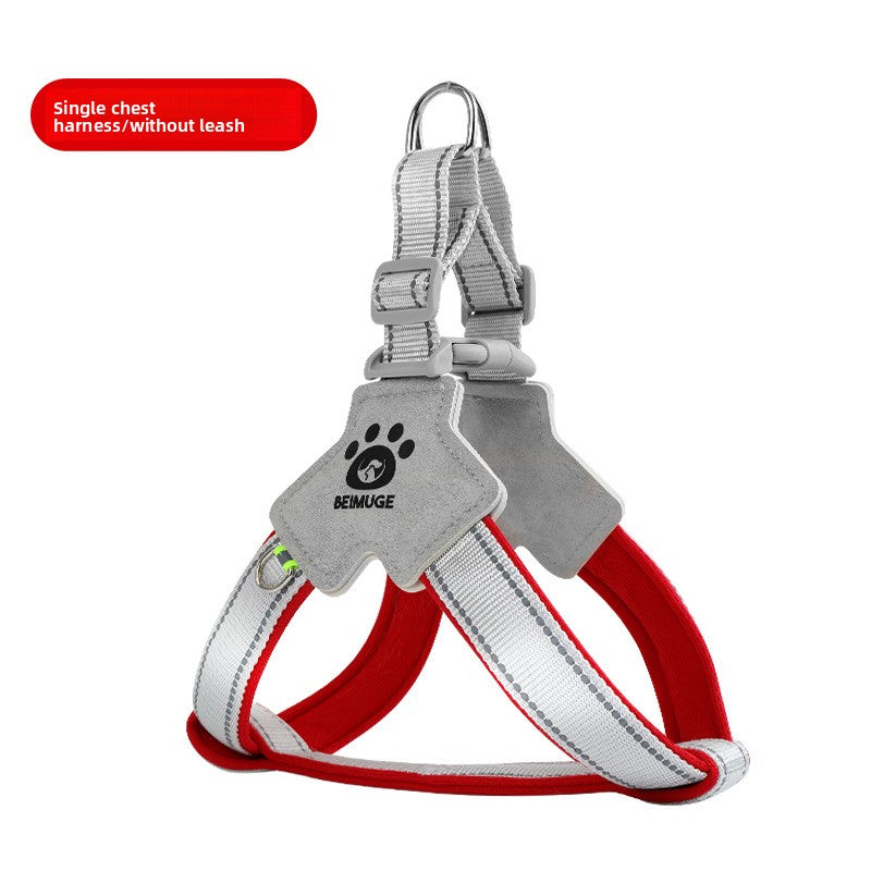 Adjustable Reflective Dog Harness with Anti-Escape Design