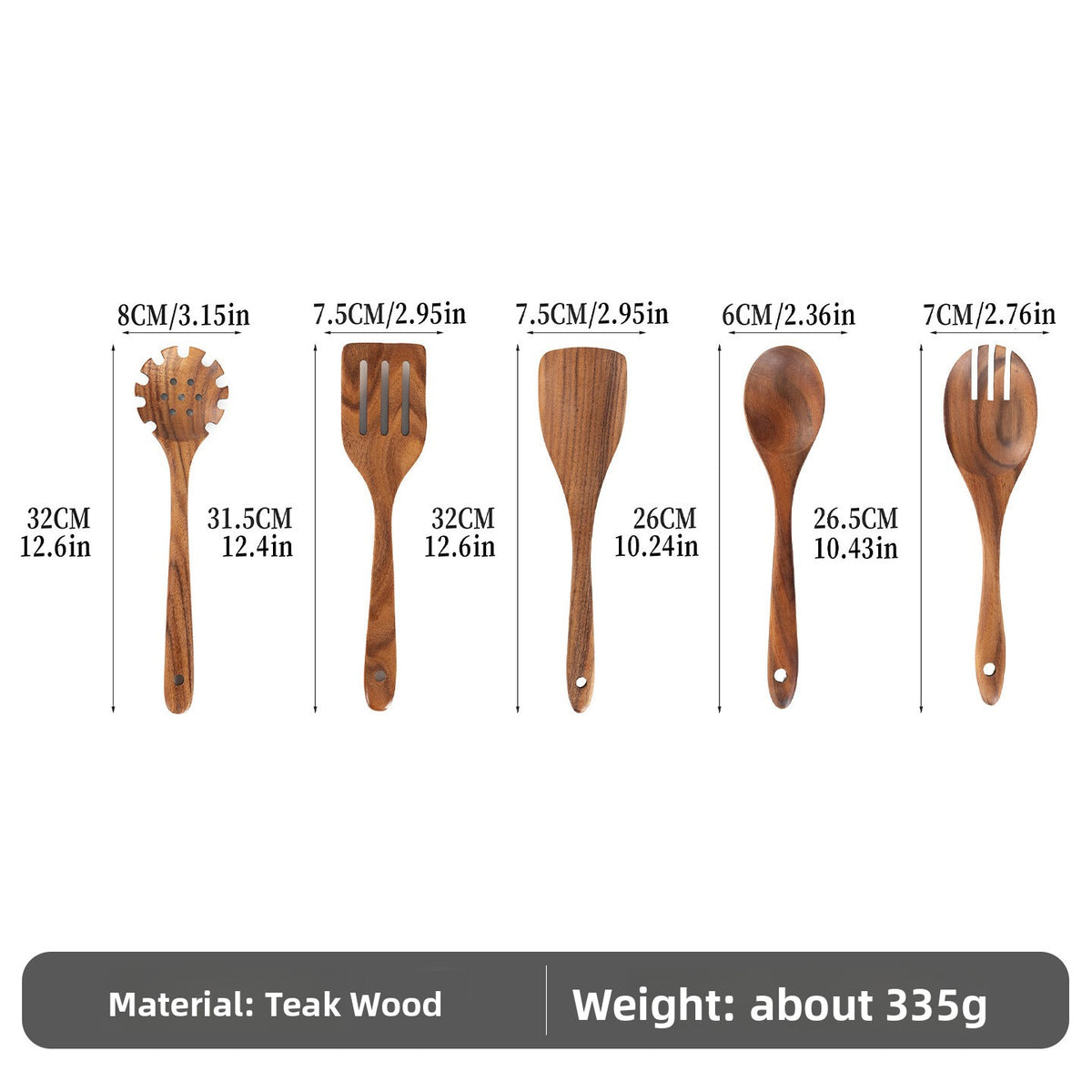 Wooden Rice Ladle Spoon
