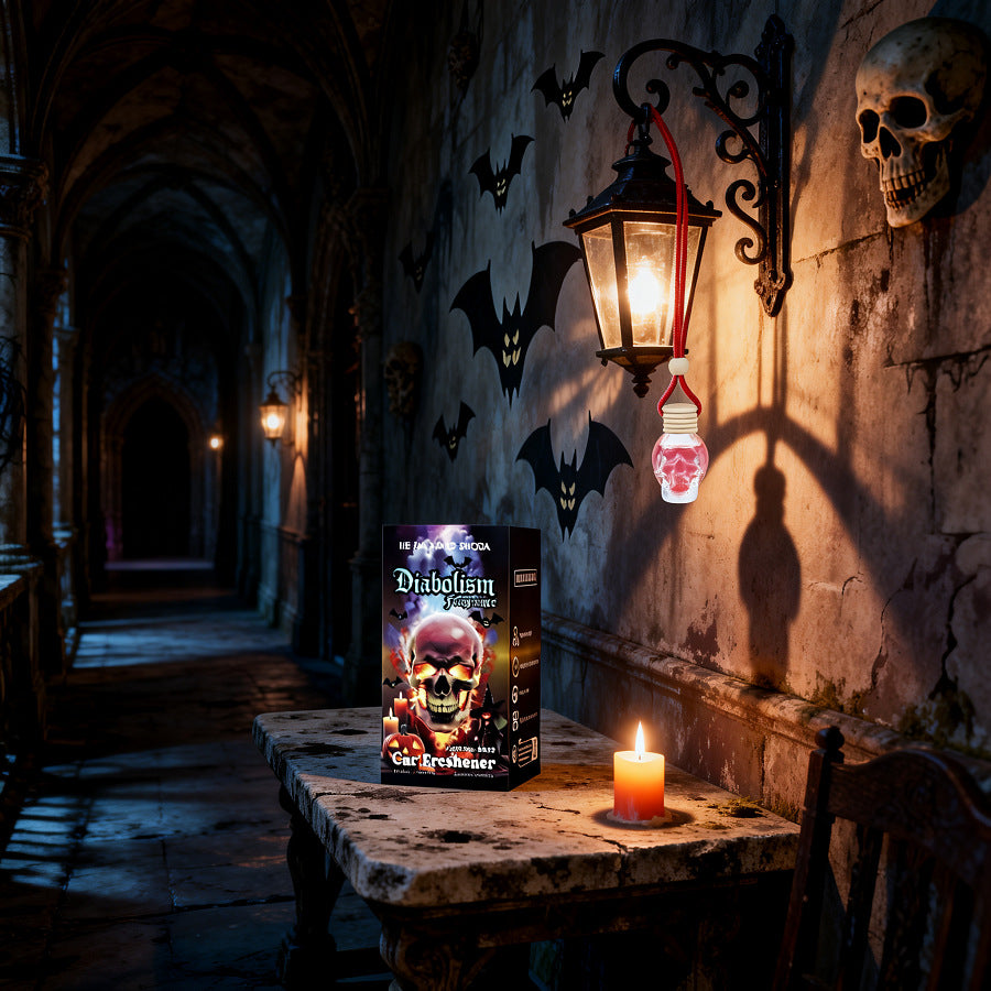 Halloween Skull Car Perfume Glass Diffuser