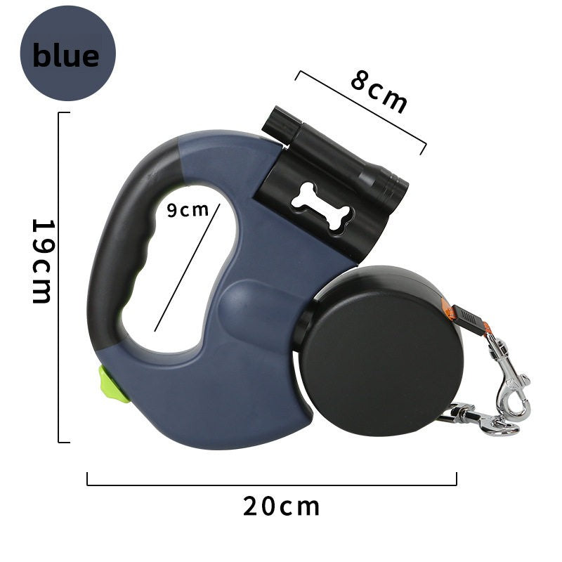 Retractable Dual Dog Leash for Small Dogs