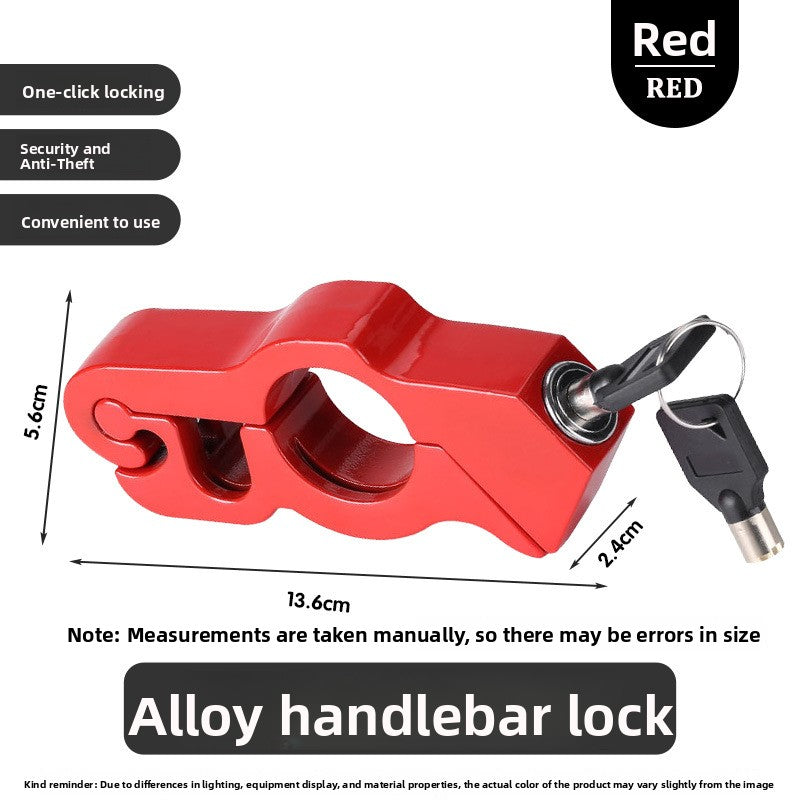 Aluminum Alloy Motorcycle Handlebar Lock