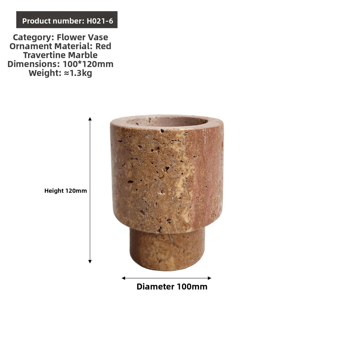 Modern Minimalist Stone Flower Vase