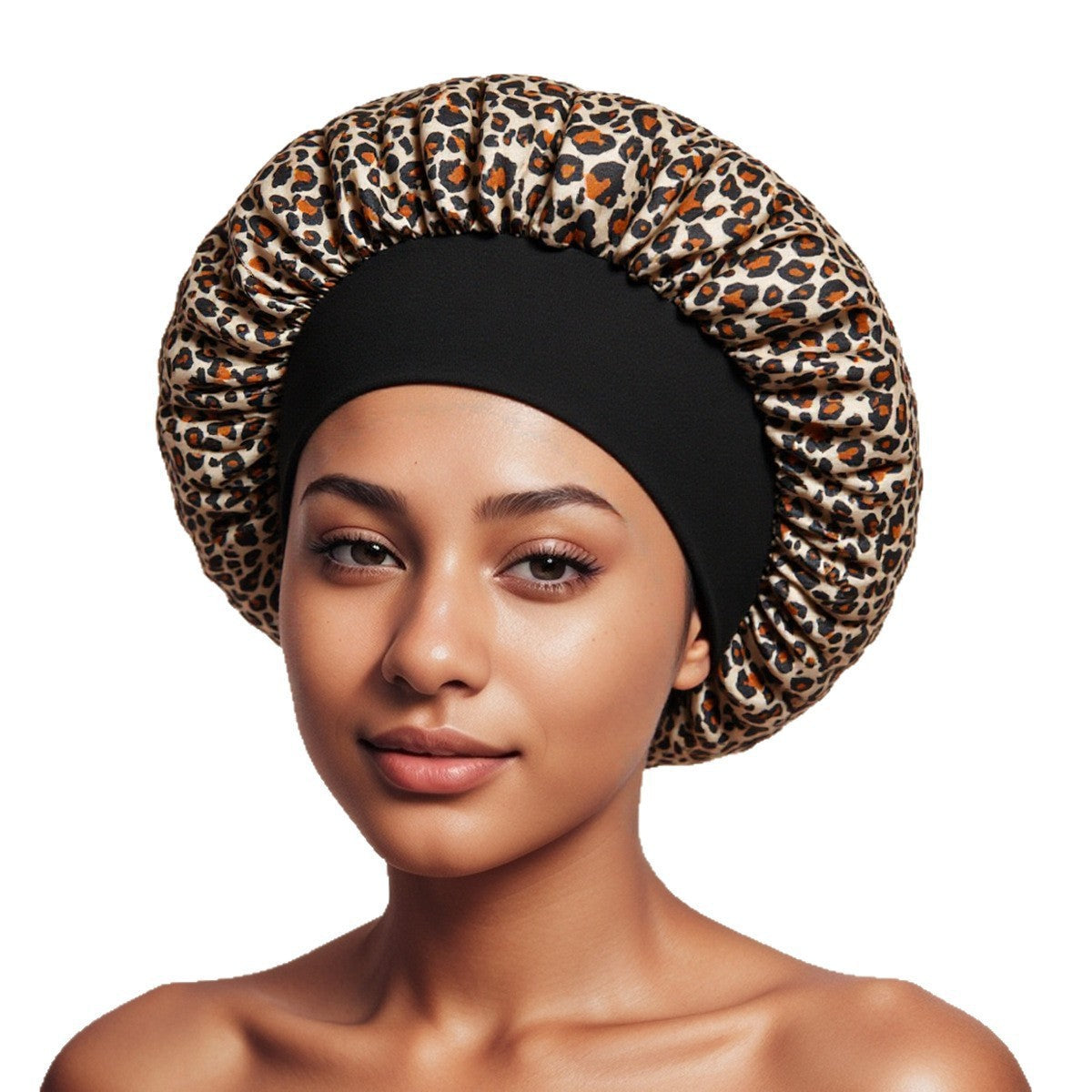 Satin Wide Brim Shower and Sleep Cap