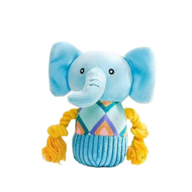 Pet dog plush sound-making toy