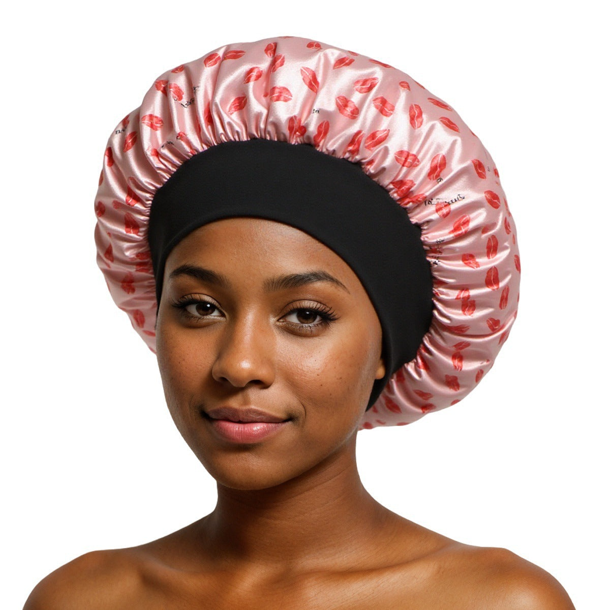 Satin Wide Brim Shower and Sleep Cap