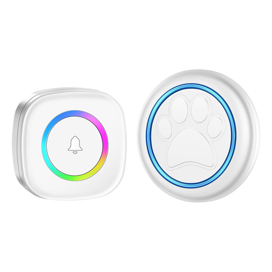 Waterproof pet touch wireless doorbell color