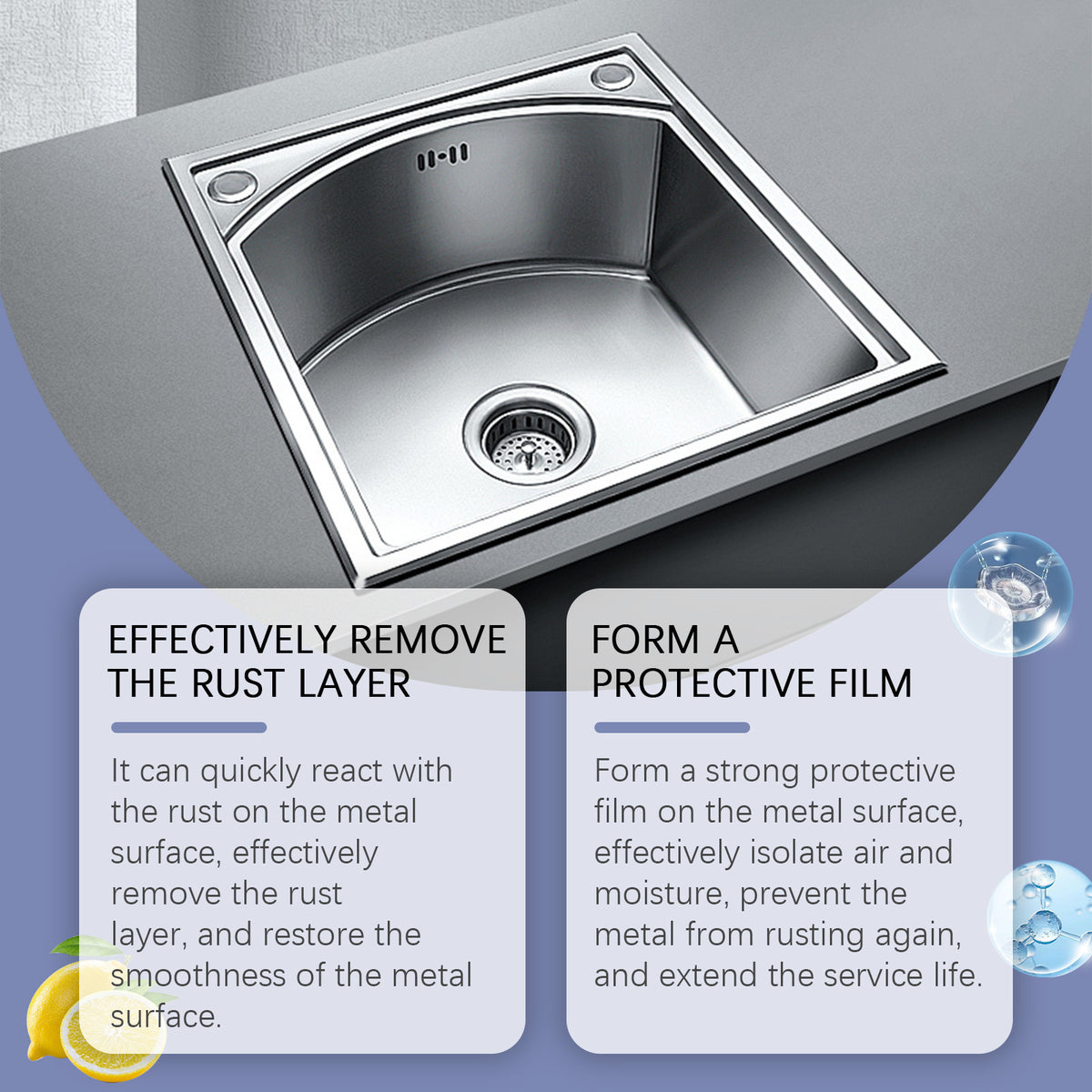 Steel Rust Remover Bolt Screw Metal Rust Cleaning
