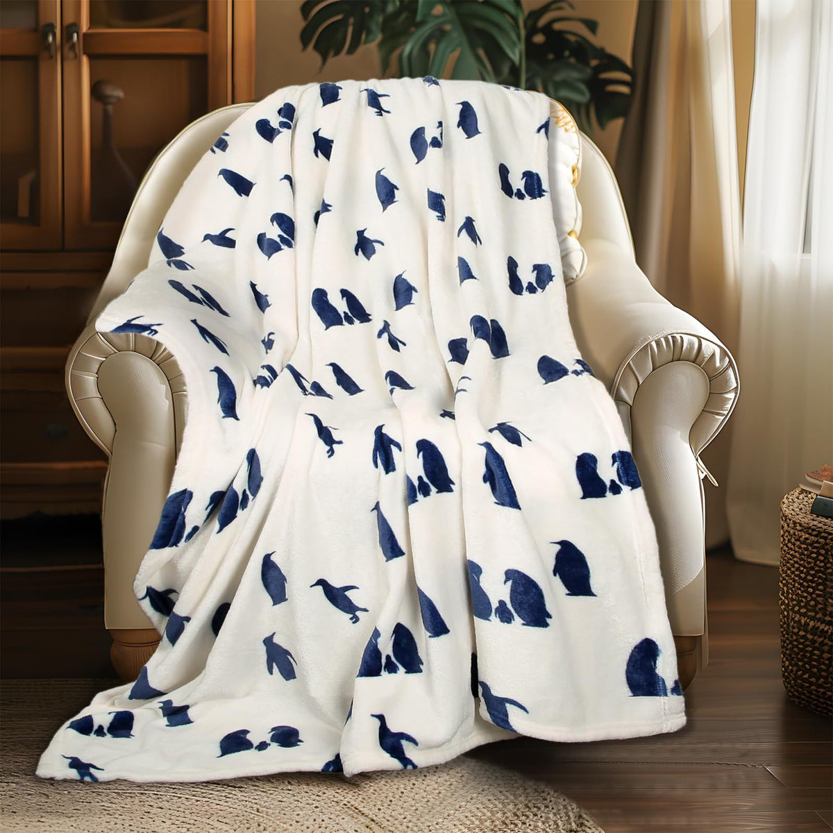 Custom Digital Print Classic Leopard Pattern Flannel Blanket