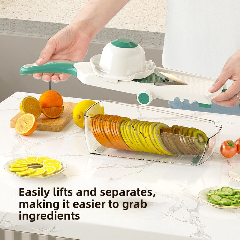 Multi-Functional Vegetable Grater with Hand Guard