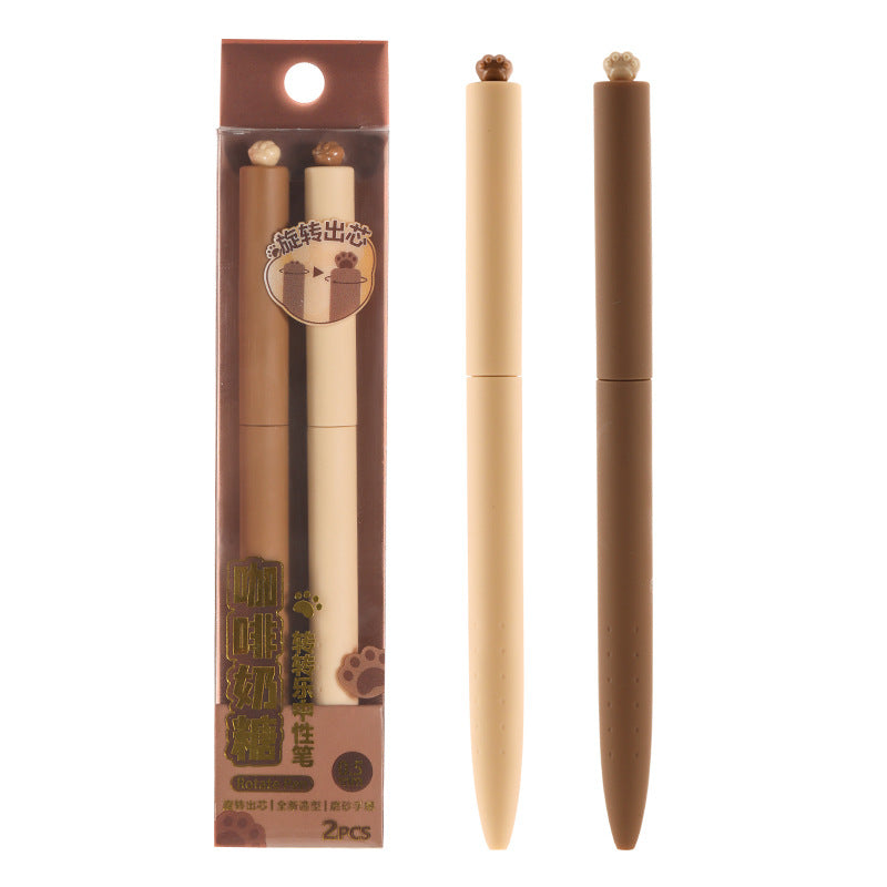 Cat Paw Rotating Quick-Dry Gel Pen 0.5mm