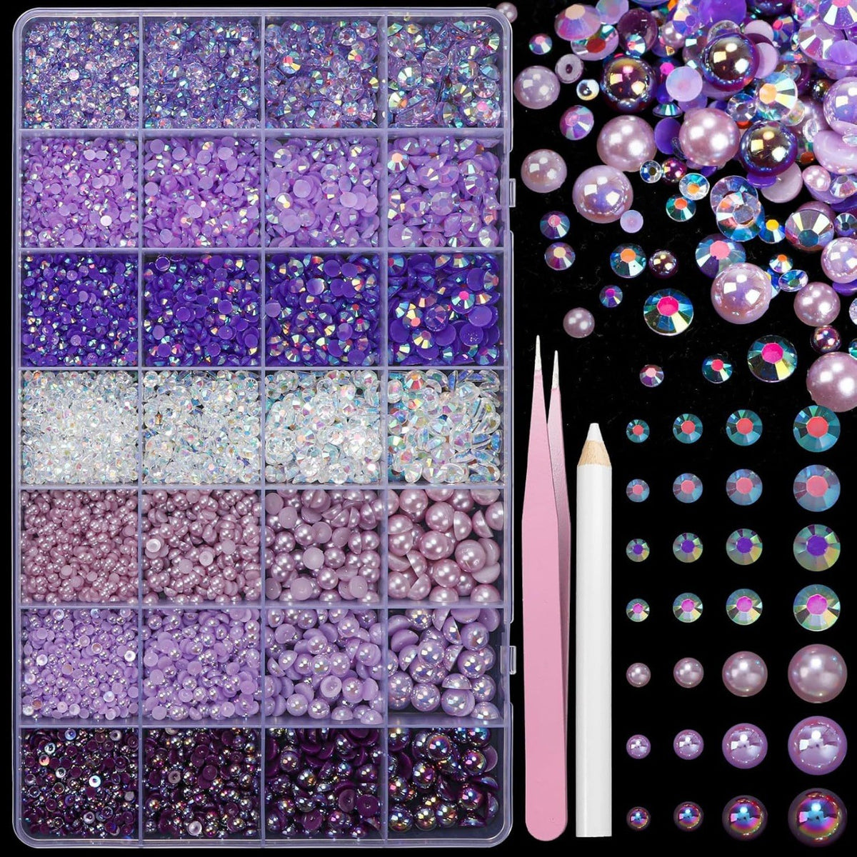 Resin Rhinestone Set