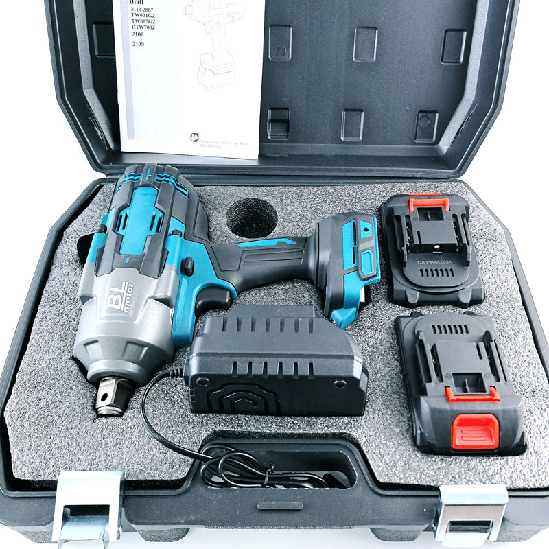 Brushless Electric Impact Wrench with Lithium Battery