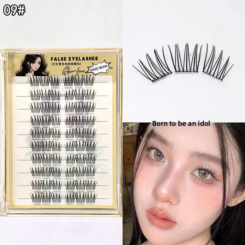 Self-adhesive false eyelashes