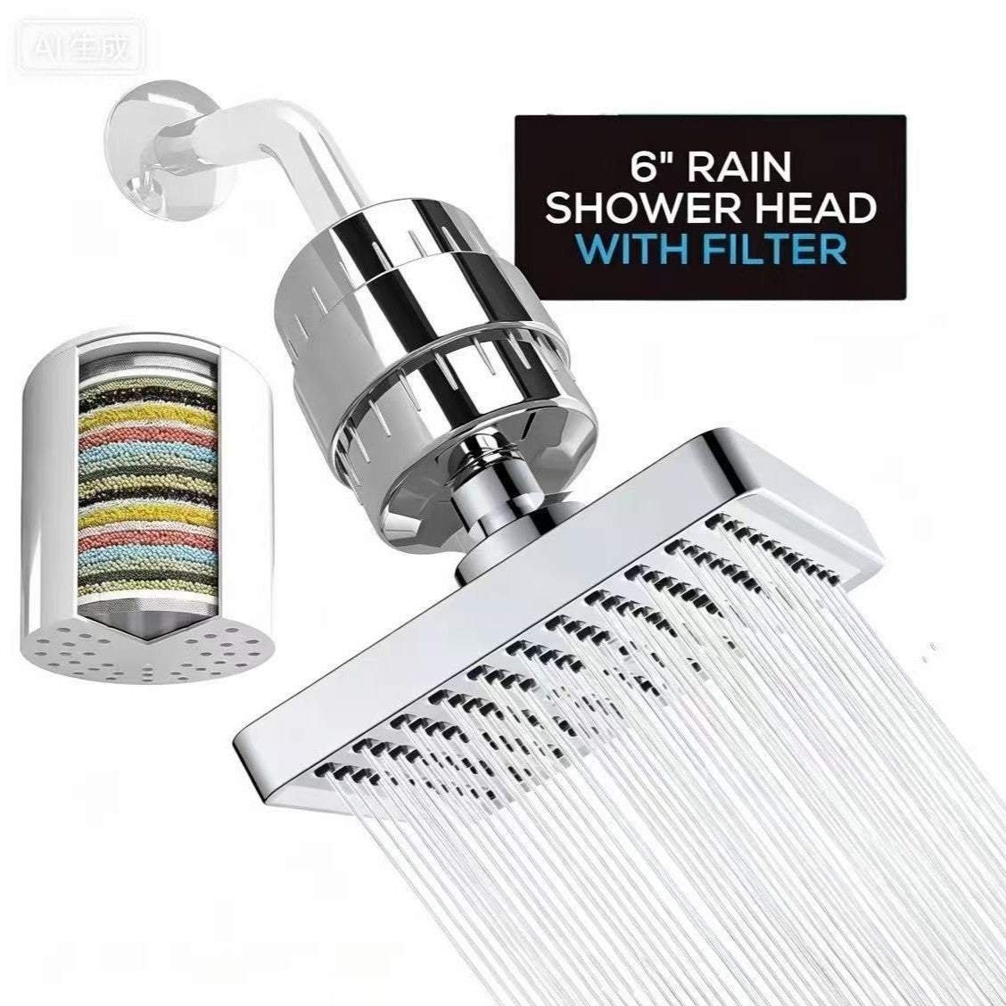 Shower Round Top Sprinkler Bathroom Shower Shower Set