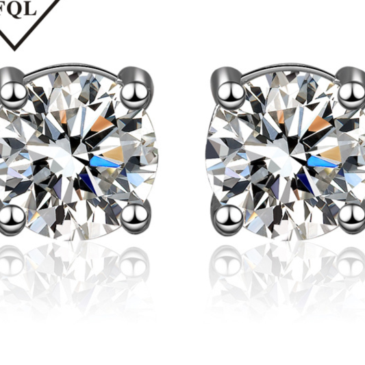 Simulated Moissanite Earrings