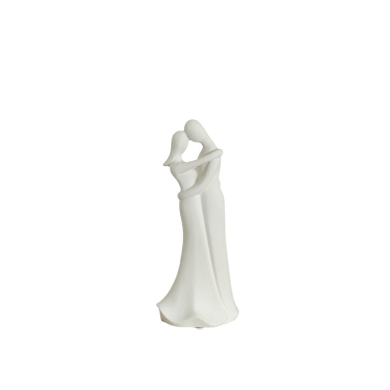 Ceramic Couple Figurines Home Decor