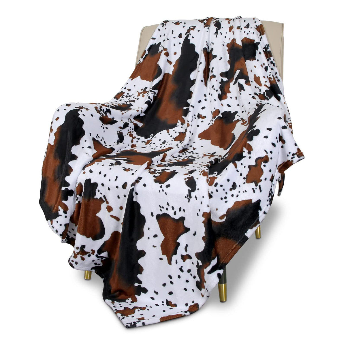 Custom Digital Print Classic Leopard Pattern Flannel Blanket