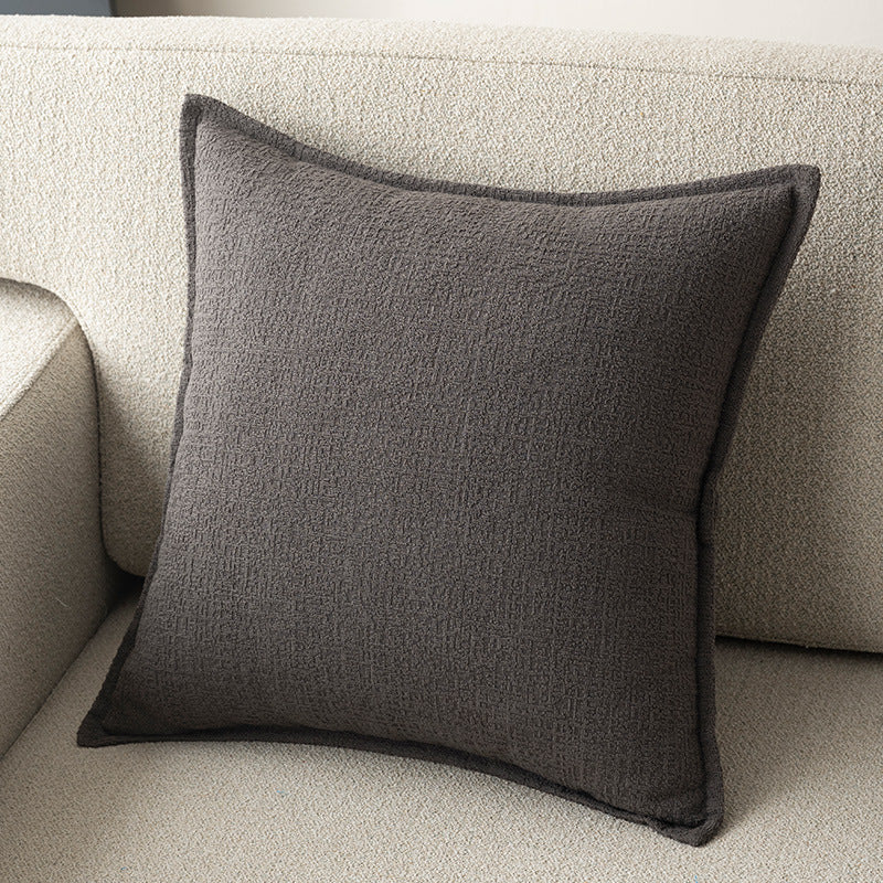 Solid Color Linen Sofa Cushion Cover
