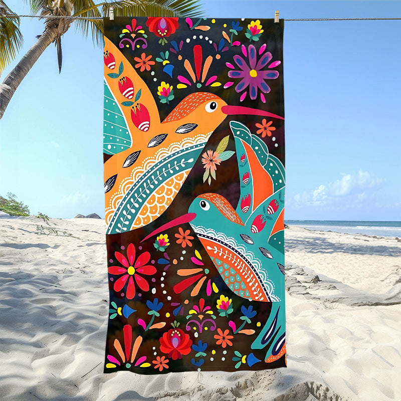 Mexican Day of the Dead Beach Towel