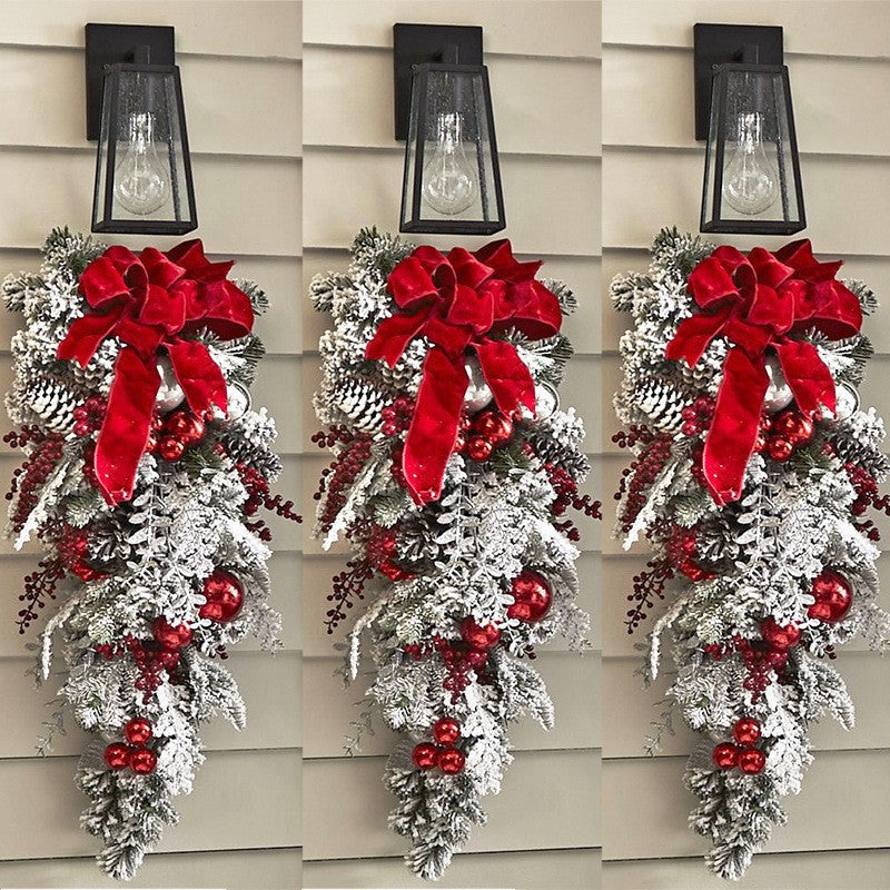 Christmas Flocking Garland Set