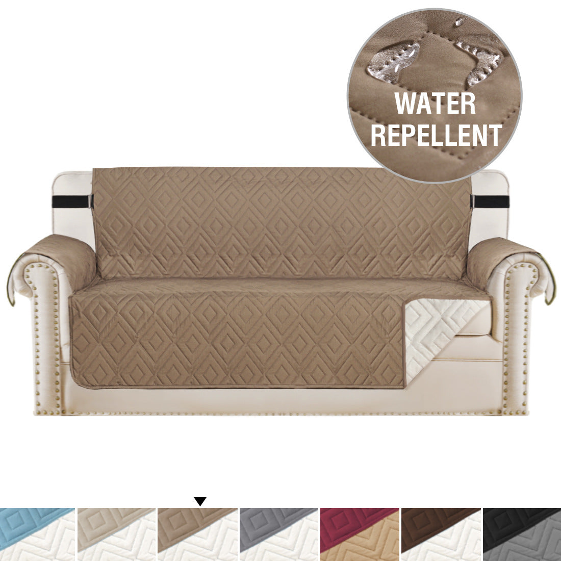 Anti-slip sofa cushion cover