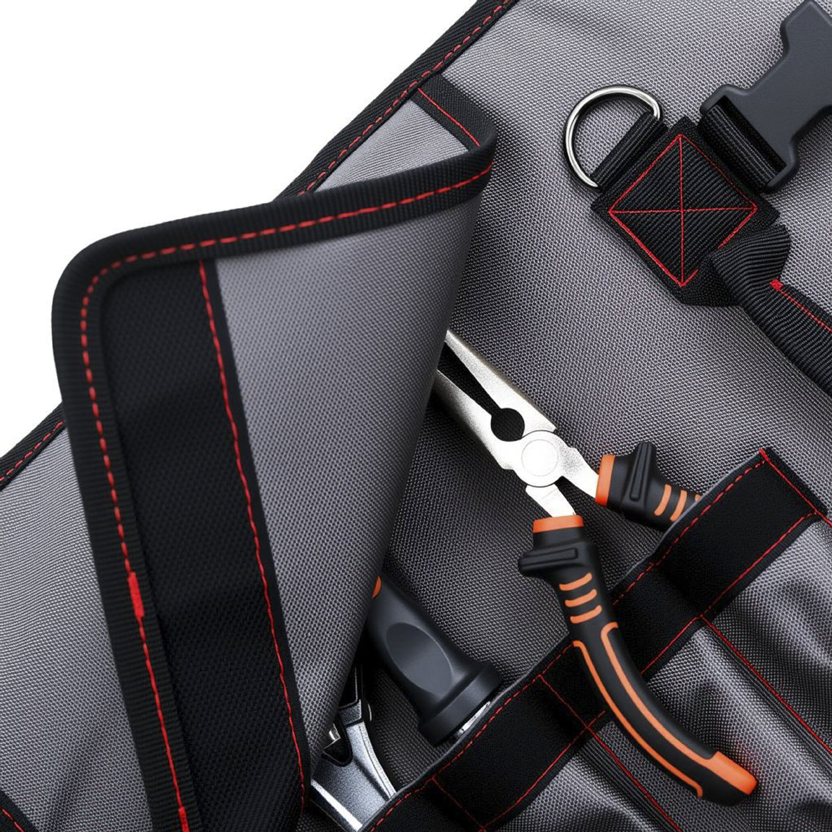 Roll-Type Multi-Pocket Tool Organizer Bag