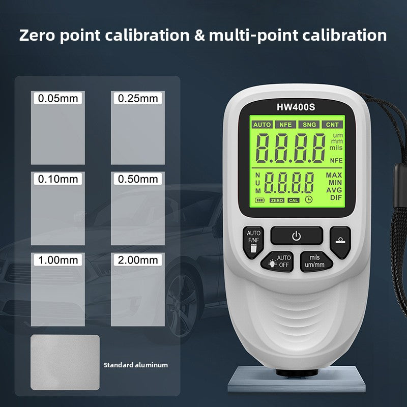 High-precision coating thickness gauge