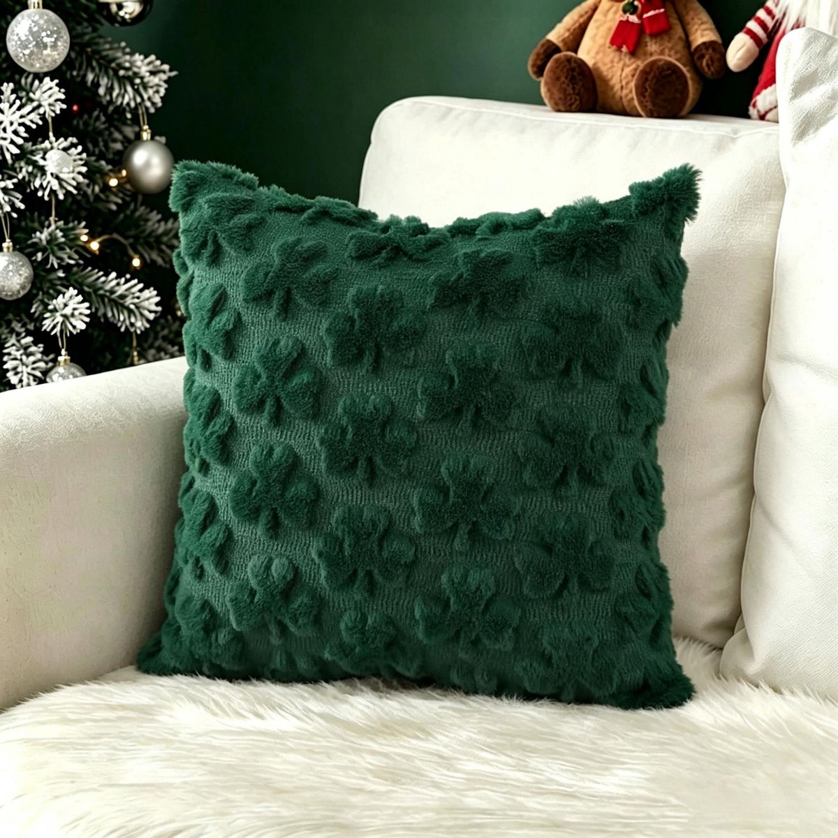 Christmas Themed Decorative Pillow Cover