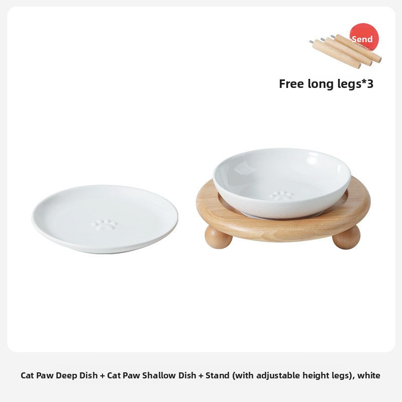 Ceramic Silicone Mat Non-Slip Cat Dog Feeding Bowl