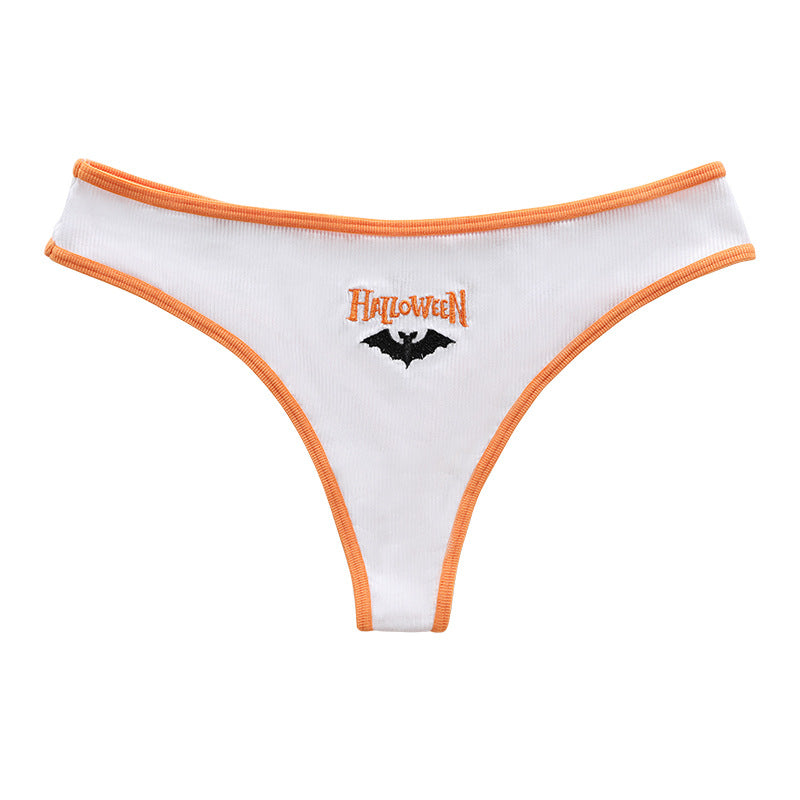 Halloween pumpkin thong