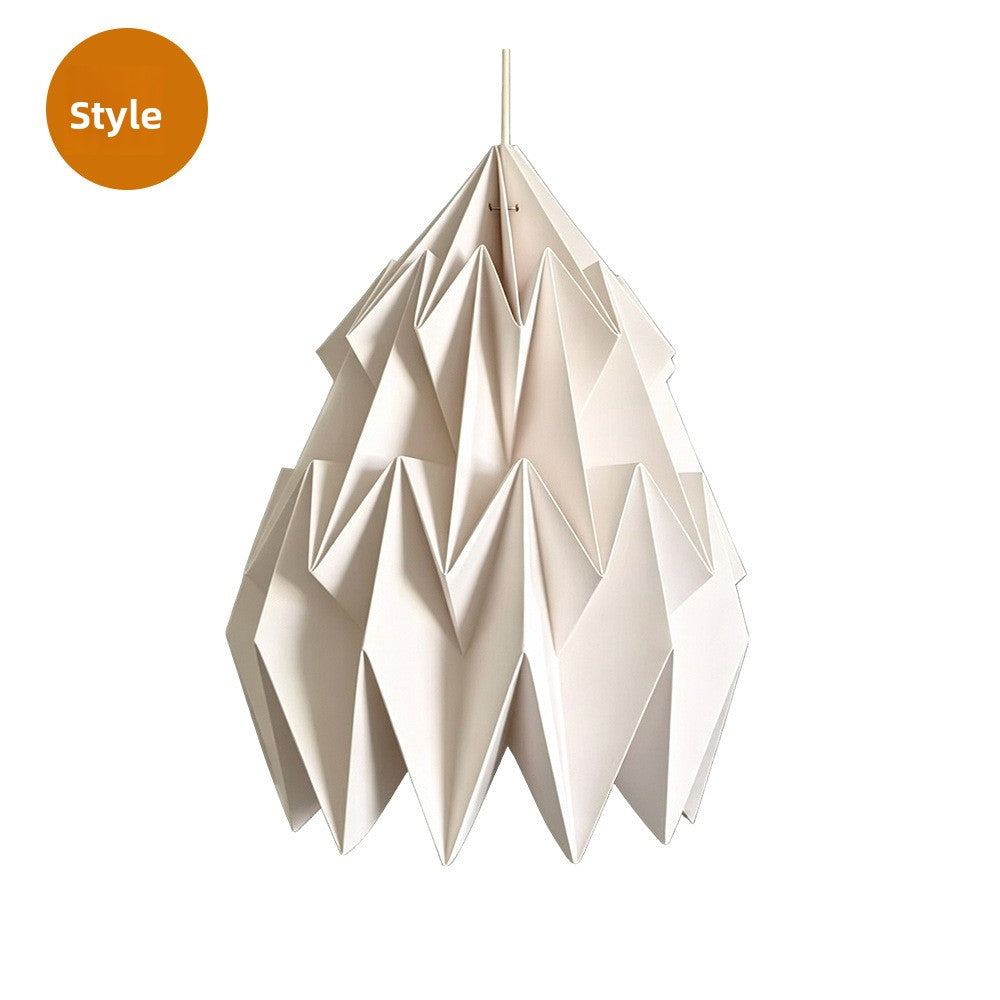 Foldable Paper Pendant Lamp Shade Creative Home Lighting
