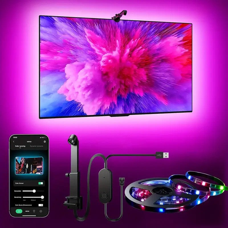 TV Ambient Sync Light with Camera Bluetooth Control