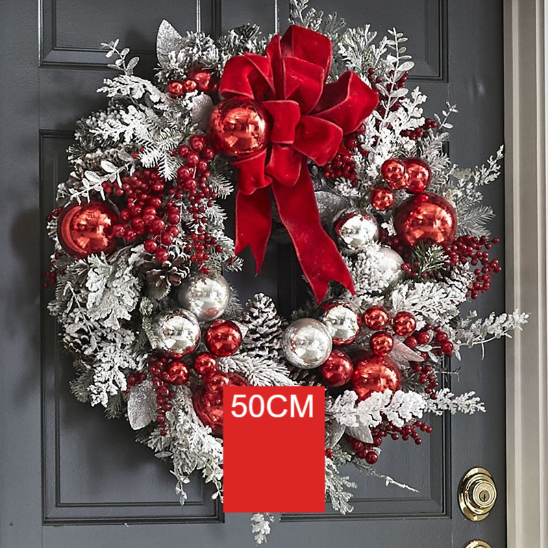 Christmas Flocking Garland Set