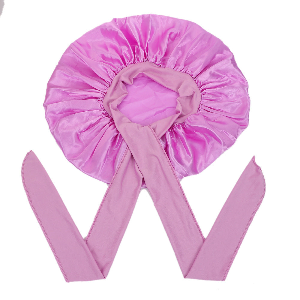 Womens Satin Sleep Cap Hair Protection Bonnet