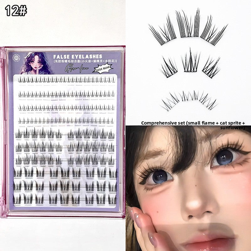 Self-adhesive false eyelashes