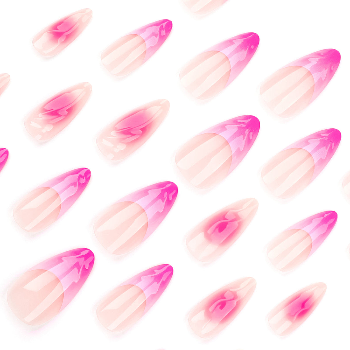 Ombre gradient wearable nail tips