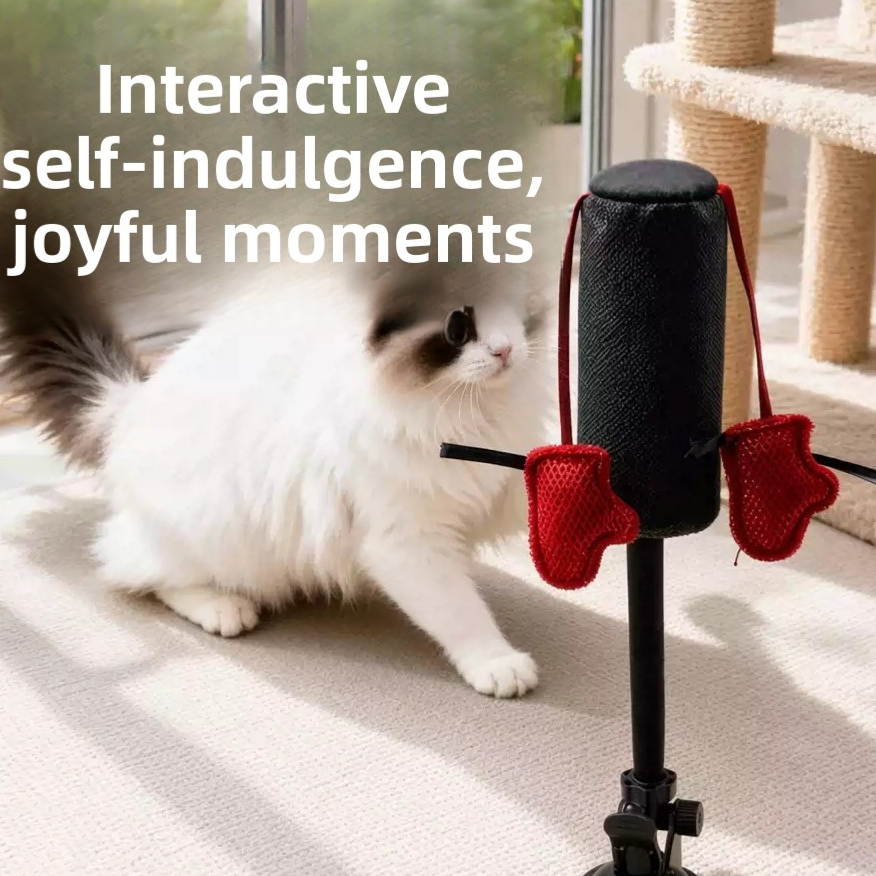 Interactive Cat Punching Toy with Bouncing Spring