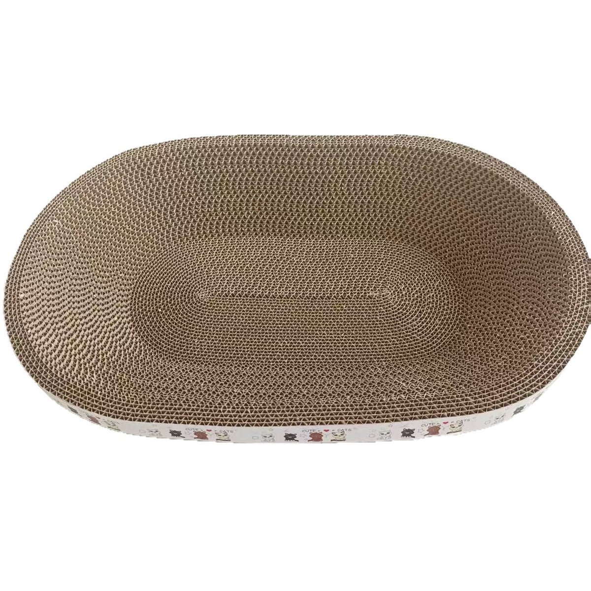 Oval Cat Scratching Board Toy