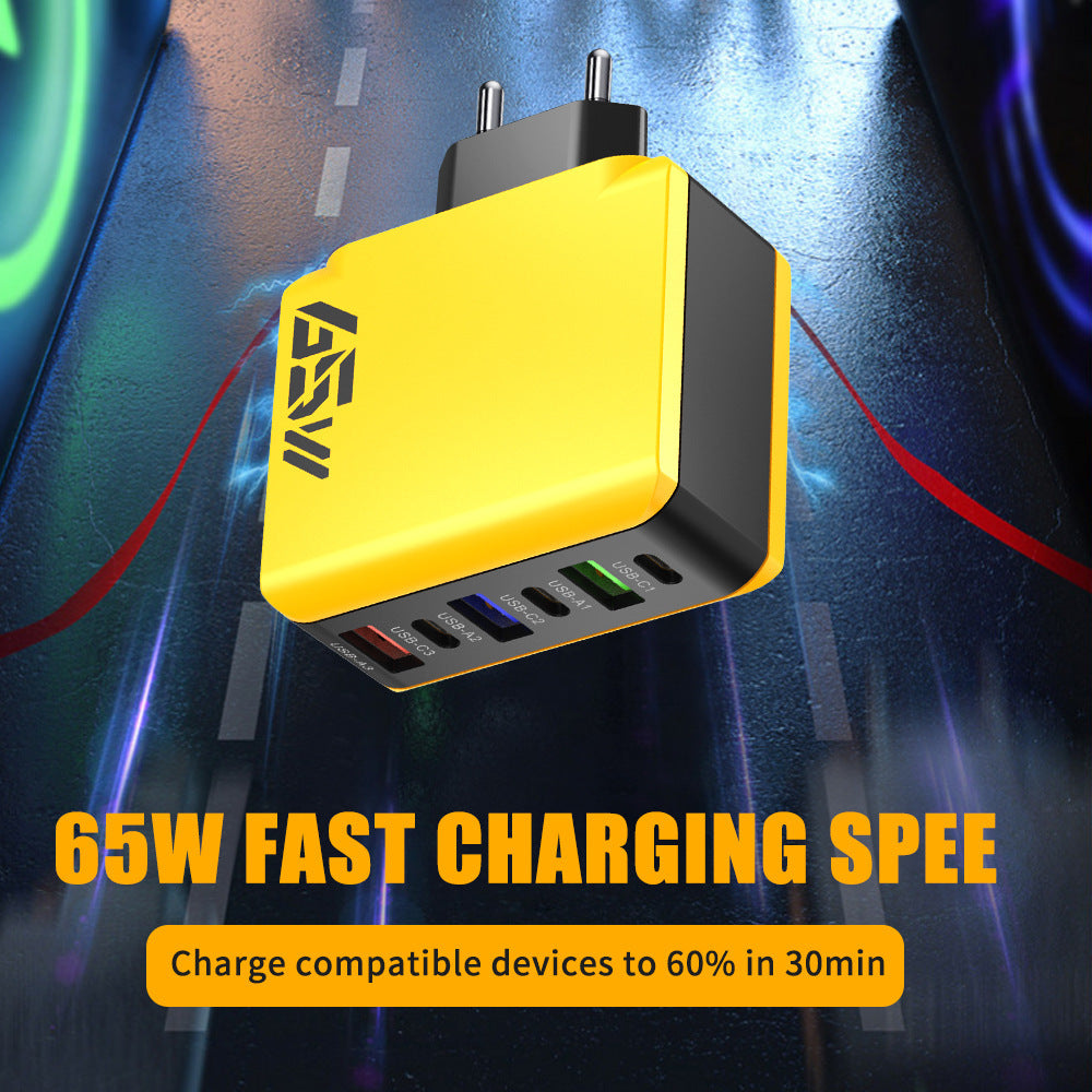 65W Multi Port USB PD Charger