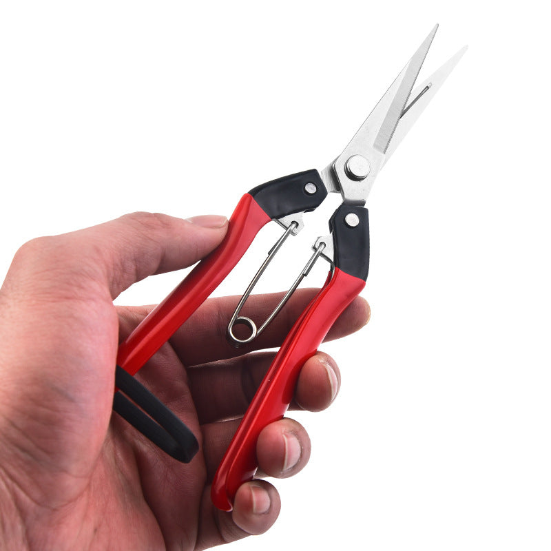 Stainless Steel Multifunctional Rubber Handle Garden Pruning Shears